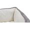 Show in main carousel: HappyCare Textiles Rectangle Orthopedic Bolster Cat & Dog Bed, Gray, Medium slide 3 of 8