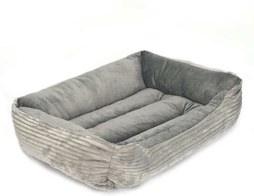 Show full view: HappyCare Textiles Reversible Rectangle Cordurory Cat & Dog Bed slide 4 of 7