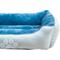 Show in main carousel: HappyCare Textiles Reversible Signature Bolster Dog Bed, Medium, Blue slide 4 of 6