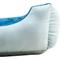 Show in main carousel: HappyCare Textiles Reversible Signature Bolster Dog Bed, Medium, Blue slide 5 of 6