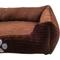Show in main carousel: HappyCare Textiles Reversible Signature Bolster Dog Bed, Medium, Coffee slide 3 of 7