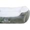 Show in main carousel: HappyCare Textiles Reversible Signature Bolster Dog Bed, Medium, Turquoise  slide 4 of 6