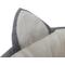 Show in main carousel: HappyCare Textiles Round Cat Bed, Solid Grey, Medium slide 6 of 6