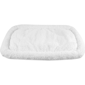HappyCare Textiles Self-Warming Sherpa Bolster Cat & Dog Bed, Large