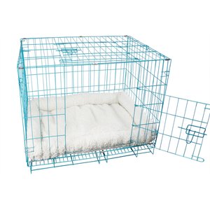 HappyCare Textiles Self-Warming Sherpa Bolster Cat & Dog Bed, Large