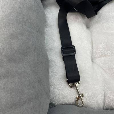 Show full view: HappyCare Textiles Suede Fluffy Booster Safety Bolster Dog & Cat Car Seat slide 10 of 10