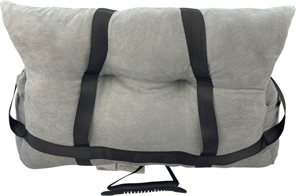 Show full view: HappyCare Textiles Suede Fluffy Booster Safety Bolster Dog & Cat Car Seat slide 6 of 9