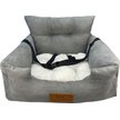 Show in main carousel: HappyCare Textiles Suede Fluffy Booster Safety Bolster Dog & Cat Car Seat slide 3 of 9