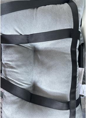 Show full view: HappyCare Textiles Suede Fluffy Booster Safety Bolster Dog & Cat Car Seat slide 9 of 10