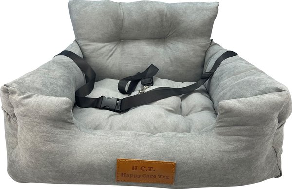 Show full view: HappyCare Textiles Suede Fluffy Booster Safety Bolster Dog & Cat Car Seat slide 4 of 9