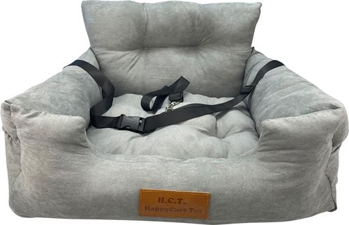 Show full view: HappyCare Textiles Suede Fluffy Booster Safety Bolster Dog & Cat Car Seat slide 5 of 10