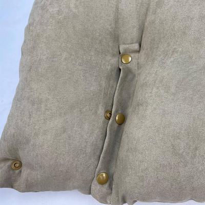 Show full view: HappyCare Textiles Suede Fluffy Multi Functional Mat Bolster Dog & Cat Bed, Brown, Medium slide 9 of 12