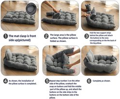 HappyCare Textiles Suede Fluffy Multi Functional Mat Bolster Dog & Cat Bed, Brown, Small slide 2 of 9