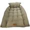 Show in main carousel: HappyCare Textiles Suede Fluffy Multi Functional Mat Bolster Dog & Cat Bed, Brown, Small slide 4 of 11