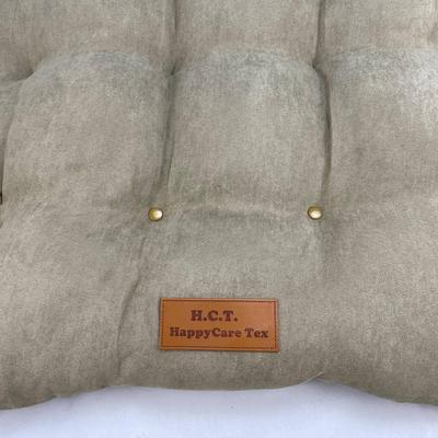 Show full view: HappyCare Textiles Suede Fluffy Multi Functional Mat Bolster Dog & Cat Bed, Brown, Small slide 6 of 11