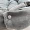 Show in main carousel: HappyCare Textiles Suede Fluffy Multi Functional Mat Bolster Dog & Cat Bed, Grey, Large slide 7 of 11