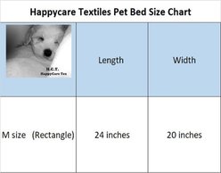 HappyCare Textiles Super Soft Fluffy Plush Sleeping Bolster & Crate Bed, Brown slide 2 of 5