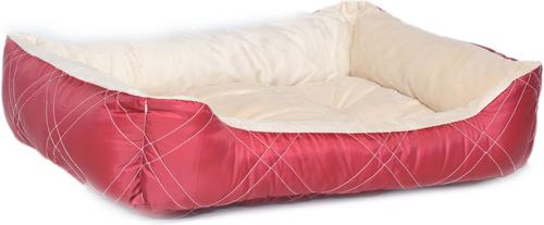 Show full view: HappyCare Textiles Super Soft Fluffy Plush Sleeping Bolster & Crate Bed, White slide 3 of 5
