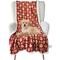Show in main carousel: HappyCare Textiles Ultra Soft Cozy Flannel Paw Print Sherpa Cat & Dog Blanket, 50x60-in, Red slide 3 of 5