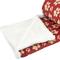 Show in main carousel: HappyCare Textiles Ultra Soft Cozy Flannel Paw Print Sherpa Cat & Dog Blanket, 50x60-in, Red slide 4 of 5
