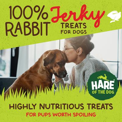 Show full view: Hare of the Dog 100% Rabbit Jerky Stick Dog Treat slide 5 of 11