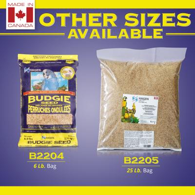 Show full view: Hari Hagen Seed Blend Budgie Bird Food, 25-lb bag slide 6 of 7