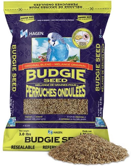 Hari Hagen Seed Blend Budgie Bird Food, 6-lb bag