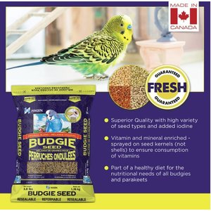 Hari Hagen Seed Blend Budgie Bird Food, 6-lb bag