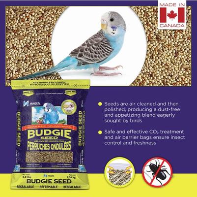 Show full view: Hari Hagen Seed Blend Budgie Bird Food, 6-lb bag slide 3 of 7