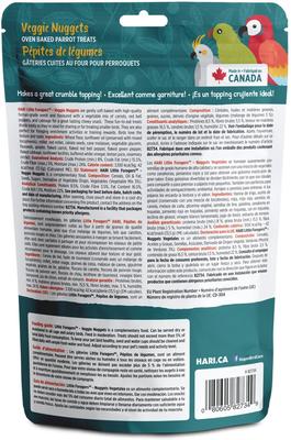 Show full view: Hari Little Foragers Veggie Nuggets Bird Treat, 1.2-lb bag slide 3 of 5