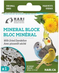 Hari Mineral Block with Dried Dandelion Bird Beak Conditioner