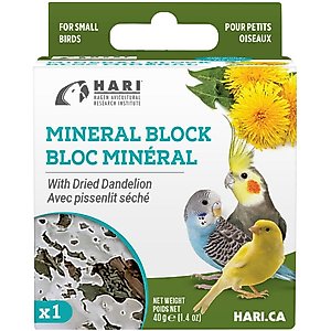 Hari Mineral Block with Dried Dandelion Bird Beak Conditioner