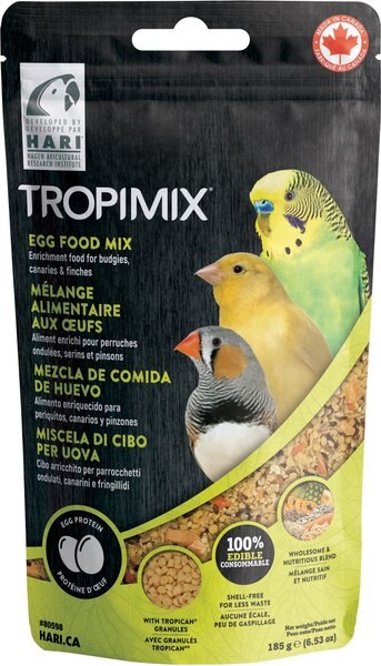 Hari Tropimix Egg Mix Enrichment Bird Food 6.53-oz bag