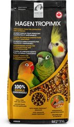 Hari Tropimix Peanut Flavored Lovebird & Cockatiel Bird Food, 2-lb bag