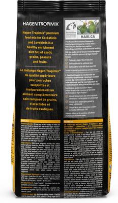 Show full view: Hari Tropimix Peanut Flavored Lovebird & Cockatiel Bird Food, 2-lb bag slide 2 of 9