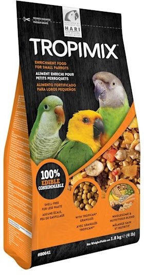 Hari Tropimix Small Parrot Bird Food, 4-lb bag