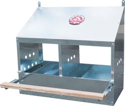 Harris Farms 2-Hole Galvanized Steel Chicken Nesting Box
