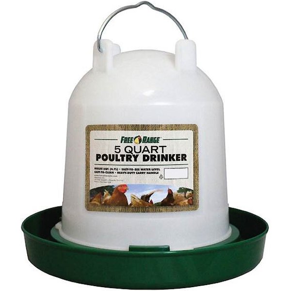 Little Giant Galvanized Round Hanging Poultry Waterer