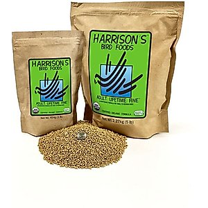 Harrison's Adult Lifetime Fine Organic Pellet Bird Food, 1-lb bag