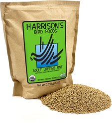 Harrison's Bird Foods Adult Lifetime Fine Organic Pellet Bird Food, 5-lb bag