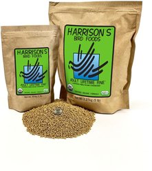 Harrison's Bird Foods Adult Lifetime Fine Organic Pellet Bird Food, 5-lb bag slide 2 of 6
