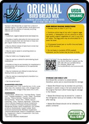 Harrison's Bird Foods Bird Bread Mix Original Organic Bird Food, 9-oz bag slide 2 of 8