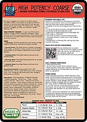 Harrison's Bird Foods High Potency Coarse Organic Pellet Bird Food, 1-lb bag slide 2 of 9