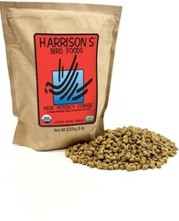 Harrison's Bird Foods High Potency Coarse Organic Pellet Bird Food, 5-lb bag