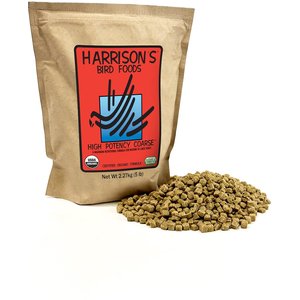 Harrison's High Potency Coarse Organic Pellet Bird Food, 5-lb bag
