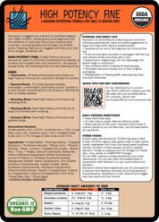 Harrison's Bird Foods High Potency Fine Organic Pellet Bird Food, 1-lb bag slide 2 of 8