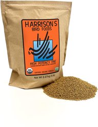Harrison's Bird Foods High Potency Fine Organic Pellet Bird Food, 5-lb bag