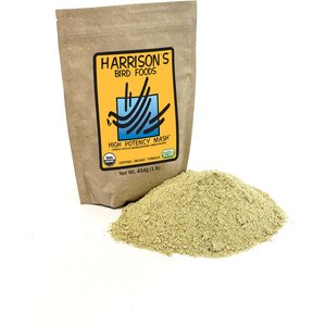 Harrison's Bird Foods High Potency Mash Organic Powder Bird Food, 1-lb bag
