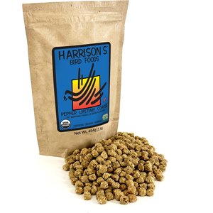 Harrison's Bird Foods Pepper Lifetime Coarse Organic Pellet Bird Food, 1-lb bag