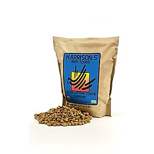 Harrison's Bird Foods Pepper Lifetime Coarse Organic Pellet Bird Food, 5-lb bag